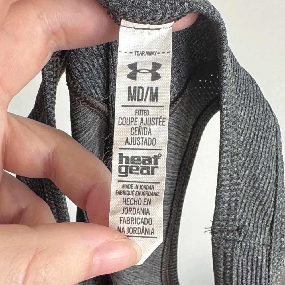 Under Armour Gray Tank Top Size M - Picture 4 of 6